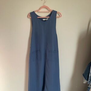 White Stag Blue Sleeveless Jumpsuit